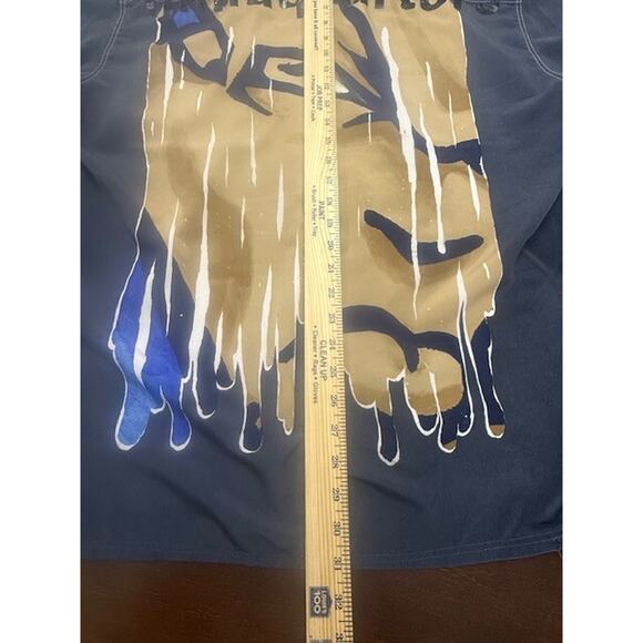 Ecko Unltd Mens Mindquarters Graphic Vintage Y2K Polyester Camp Shirt Grey XL - Picture 6 of 10